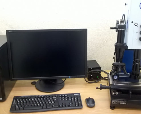Microscope Marcel Aubert controle micro decoupe laser Microscope Marcel Aubert controle micro decoupe laser