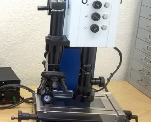 Microscope Marcel Aubert controle micro decoupe laser